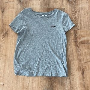 “NASA” grey short sleeve